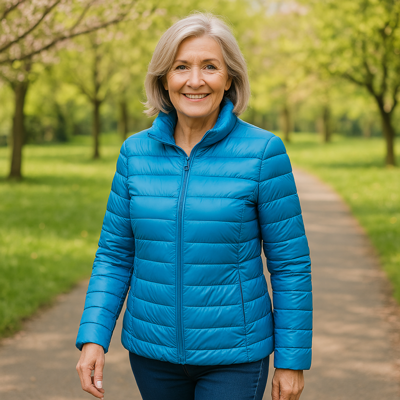 Ulla Lightweight Jacket | Heavenly Blue - Threadford
