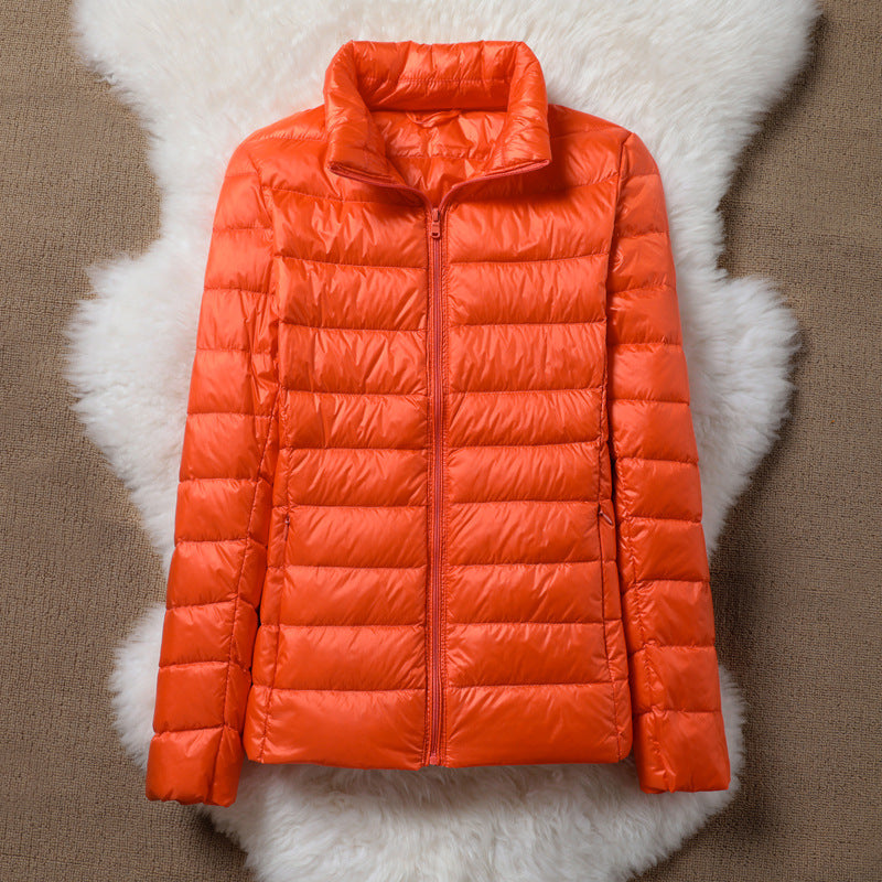 Ulla Lightweight Jacket | Orange - Threadford