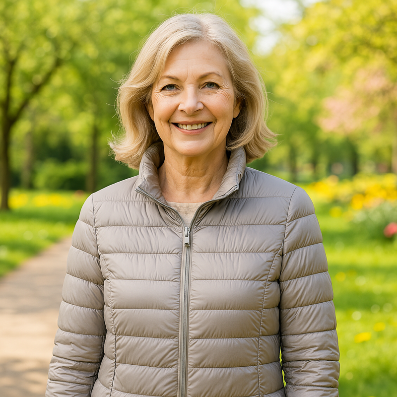 Ulla Lightweight Transitional Jacket | Grey - Threadford