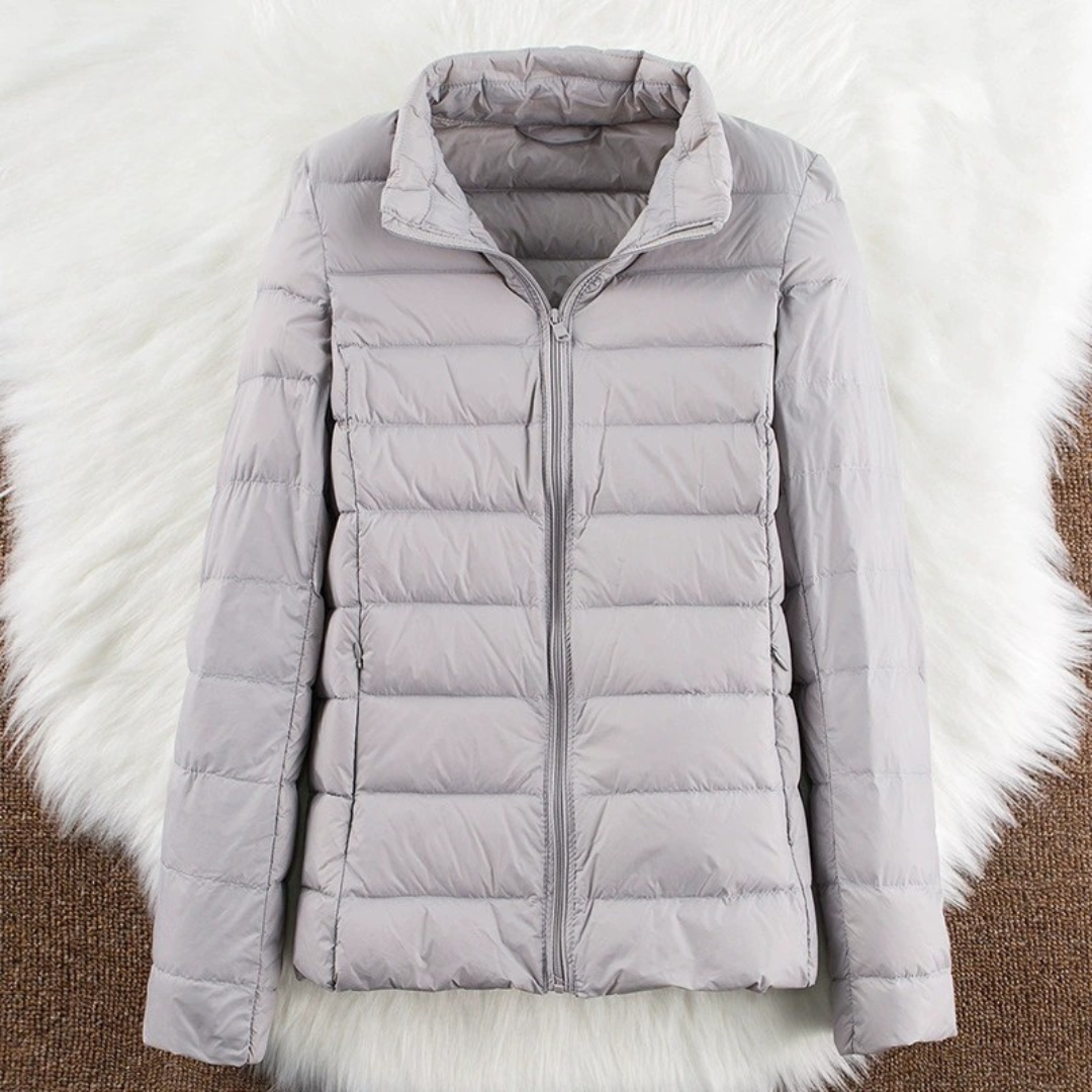 Ulla Lightweight Transitional Jacket | Grey - Threadford
