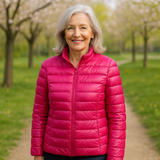 Ulla Lightweight Transitional Jacket | Pink - Threadford