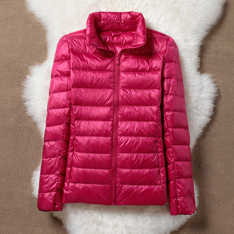 Ulla Lightweight Transitional Jacket | Pink - Threadford