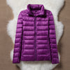 Ulla Lightweight Transitional Jacket | Purple - Threadford