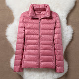 Ulla Lightweight Transitional Jacket | Salmon - Threadford