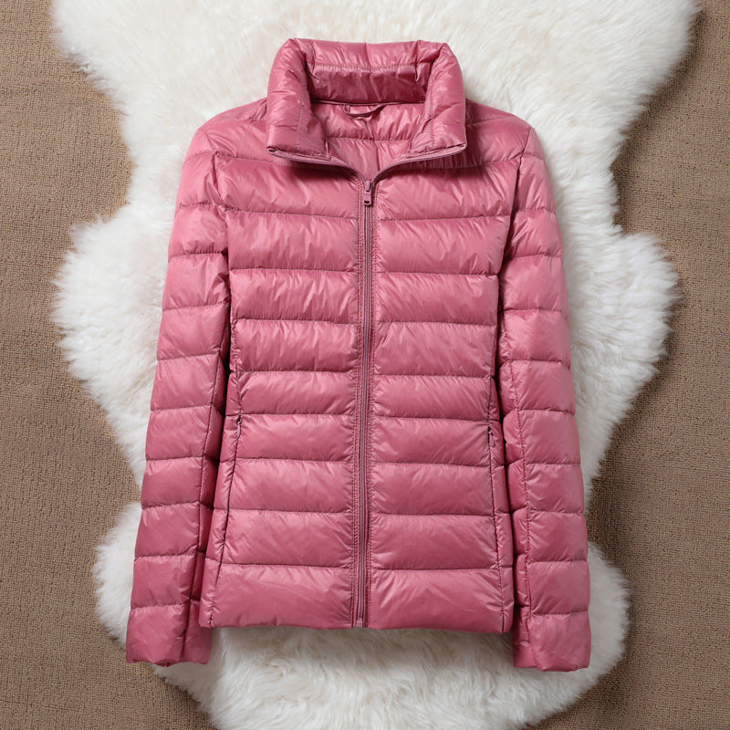 Ulla Lightweight Transitional Jacket | Salmon - Threadford