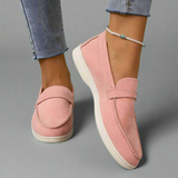 Hannah | Elegant Suede Loafers - Threadford