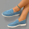 Hannah | Elegant Suede Loafers - Threadford