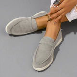 Hannah | Elegant Suede Loafers - Threadford