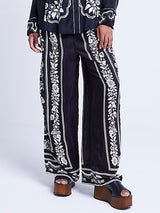 Unique Western Floral Print Oversized Loose Shirt - Threadford