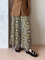 Unique Pattern Print Loose Shirt - Threadford