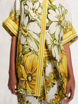 Classic Summer Oversized Tailored Printed Shirt - Threadford