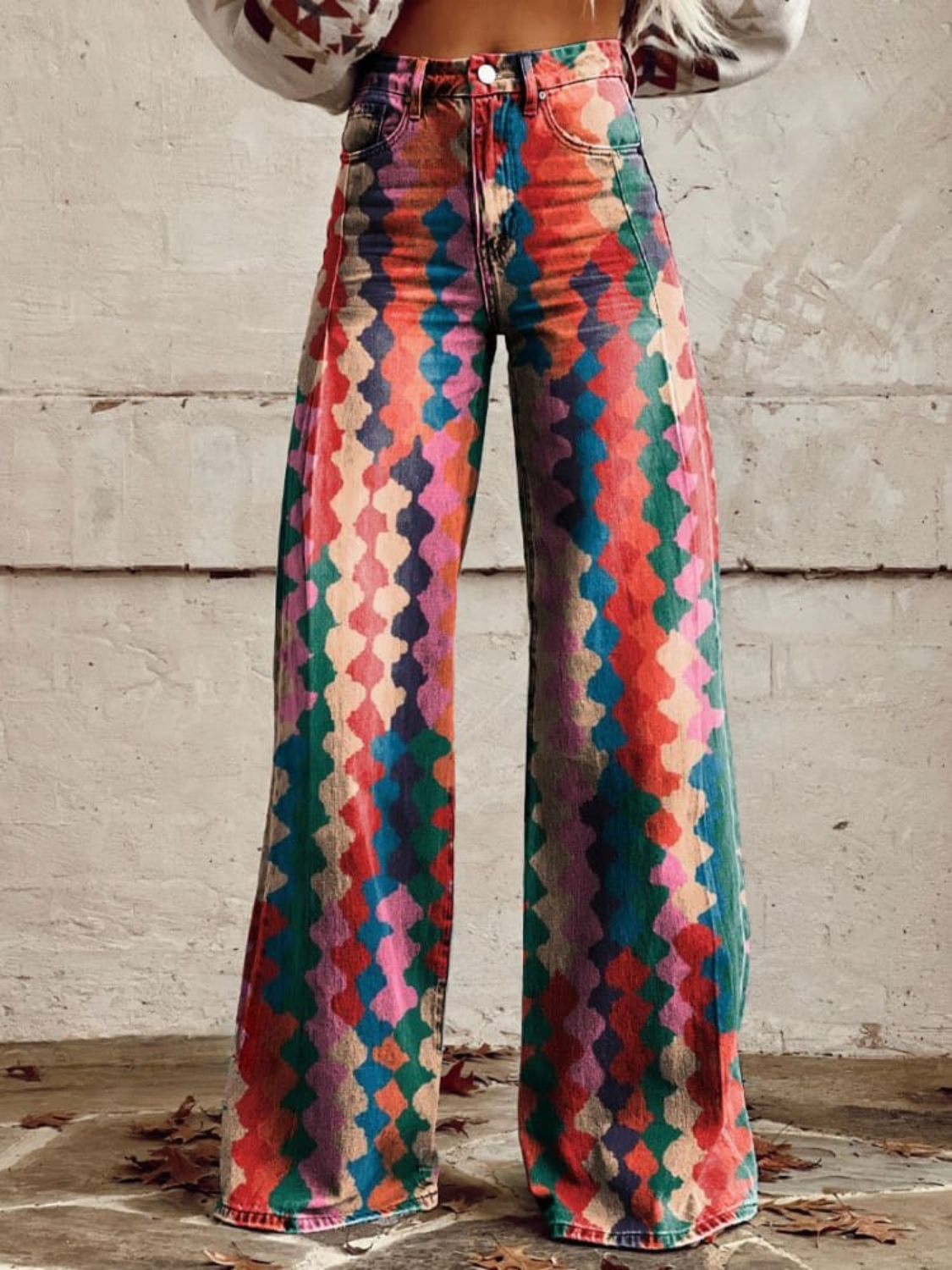 Amélie - Bohemian Spring Trousers - Threadford