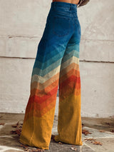 Léa - Retro Zigzag Trousers - Threadford
