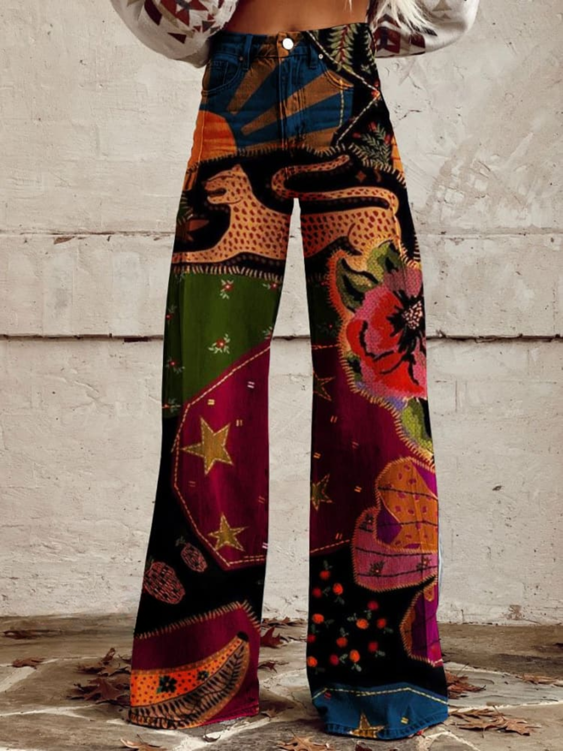 Léna - Vintage Boho Trousers - Threadford