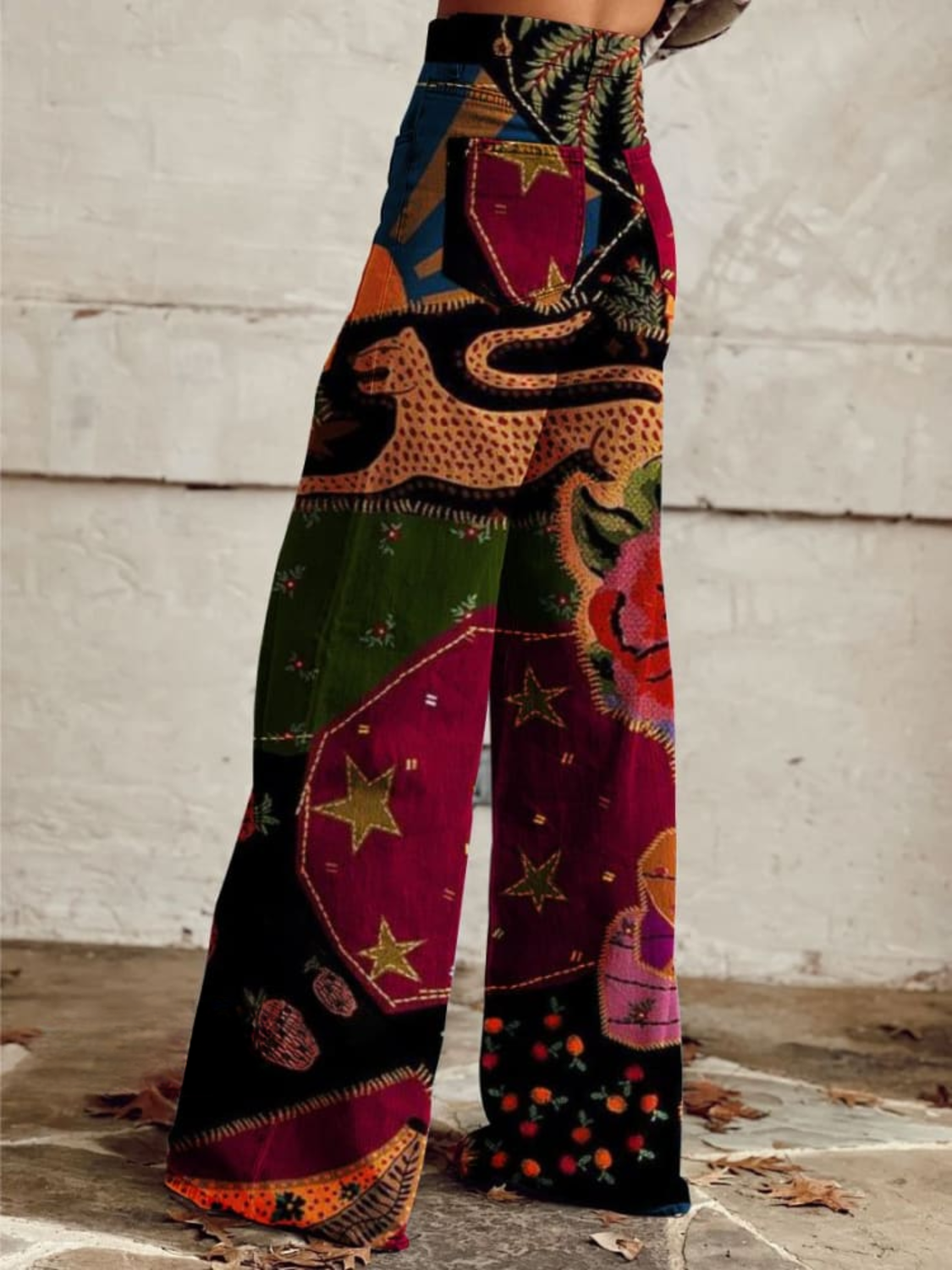 Léna - Vintage Boho Trousers - Threadford