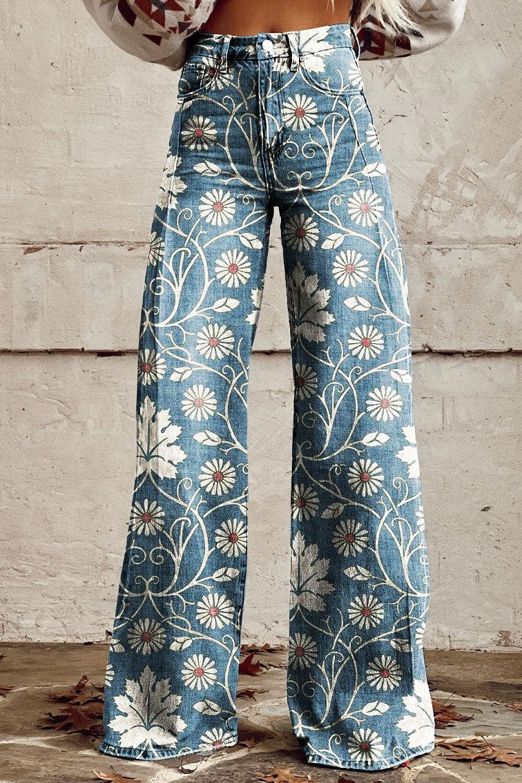 Margherita - Iconic Boho Chic Trousers - Threadford