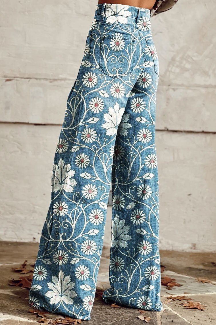 Margherita - Iconic Boho Chic Trousers - Threadford
