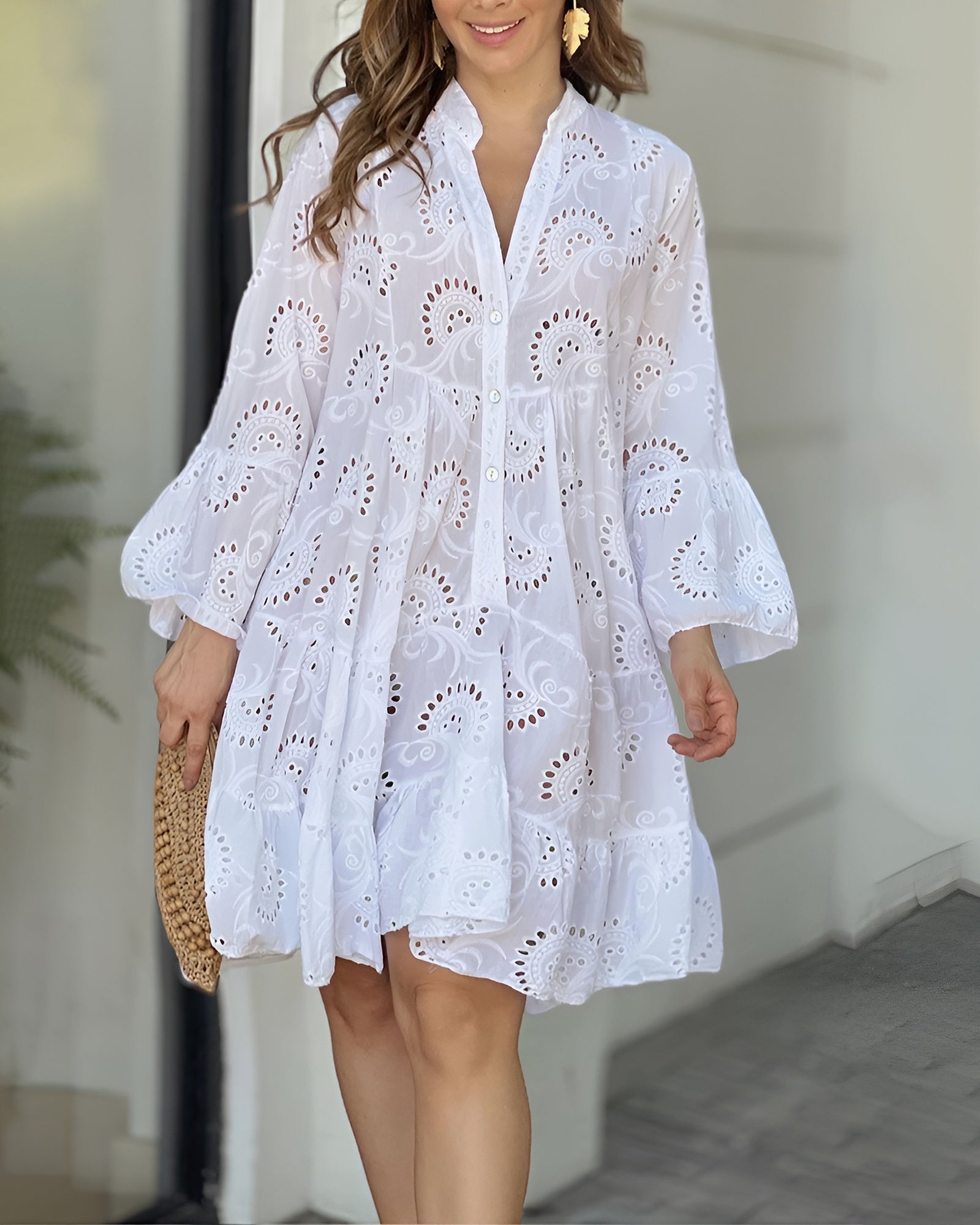 Roselyne | Elegant and Comfortable Summer Dress - Threadford