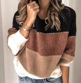 Elisa - Retro-Chic Knit Sweater - Threadford
