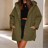 Willow | Oversized Quilted Puffer Coat with Hood