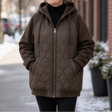Everly | Quilted Hooded Jacket with Zip Closure