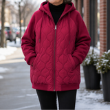 Everly | Quilted Hooded Jacket with Zip Closure
