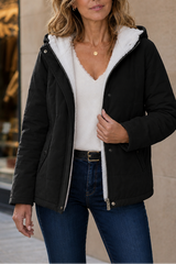 Coldbourne | Hooded Quilted Winter Jacket for Women