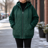 Everly | Quilted Hooded Jacket with Zip Closure