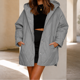 Willow | Oversized Quilted Puffer Coat with Hood
