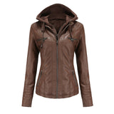 Amelia | Women's Hooded Fitted Zip-Up Jacket