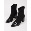 Charlotte | Cap-Toe Chunky Heel Ankle Boots