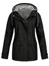 Luna | Raincoat with Striped Lining