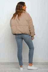Diana | Cropped Quilted Puffer Jacket