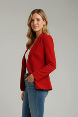 Aveline | Women's Tailored Red Blazer
