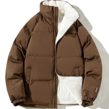 Delia | Women's Puffer Jacket with Stand-Up Collar and Full-Zip Closure