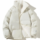 Delia | Women's Puffer Jacket with Stand-Up Collar and Full-Zip Closure