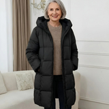 Juliana | Women's Long Winter Jacket with Hood and Full Coverage